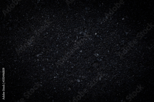 Abstract pattern background image. concrete surface. Modern black tones. Asphalt on the road surface.