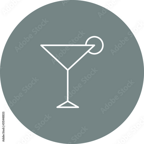 Unique Cosmopolitan Vector Icon
