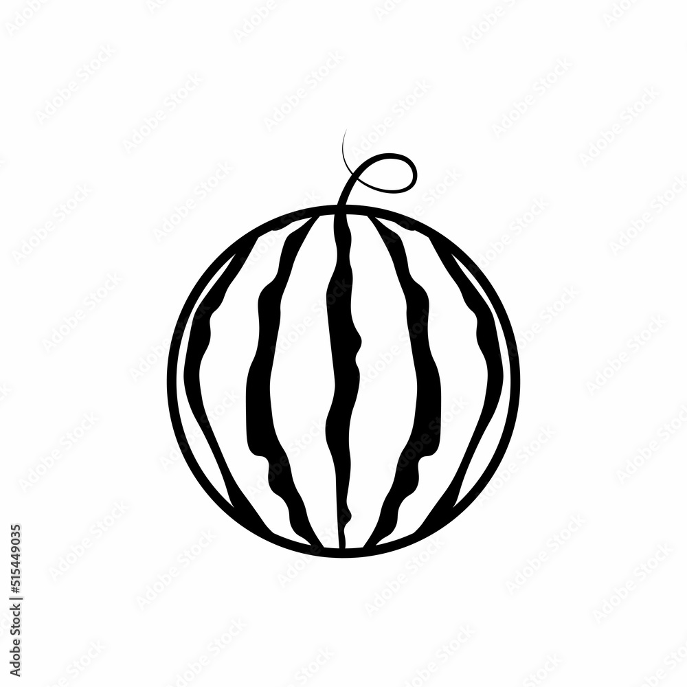 Watermelon fruit simple black icon. Vector EPS 10. Fresh summer illustration. Sweet tasty desert. For any platform. Trendy flat isolated on white, symbol, sign, dev, app, design, web, ui, gui, ux Watermelon fruit simple black icon. Vector EPS 10. Fresh summer illustration. Sweet tasty desert. For any platform. Trendy flat isolated on white, symbol, sign, dev, app, design, web, ui, gui, ux