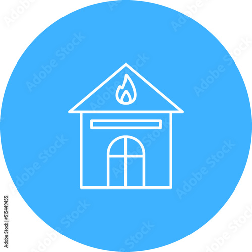 Unique Fire Brigade Vector Icon