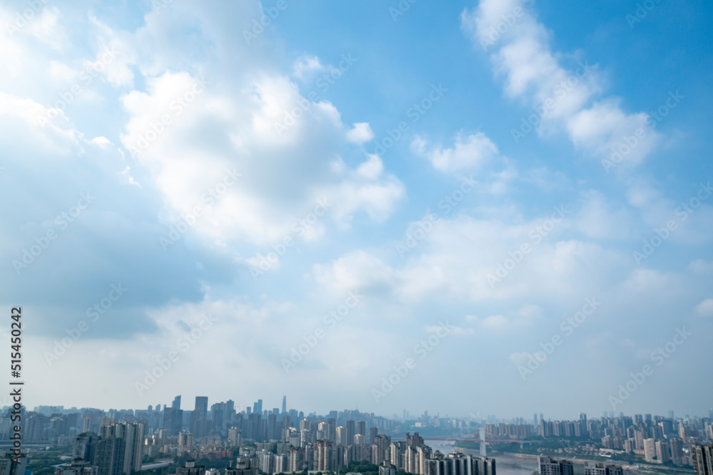 Obraz premium Beautiful clouds at sunset in summer