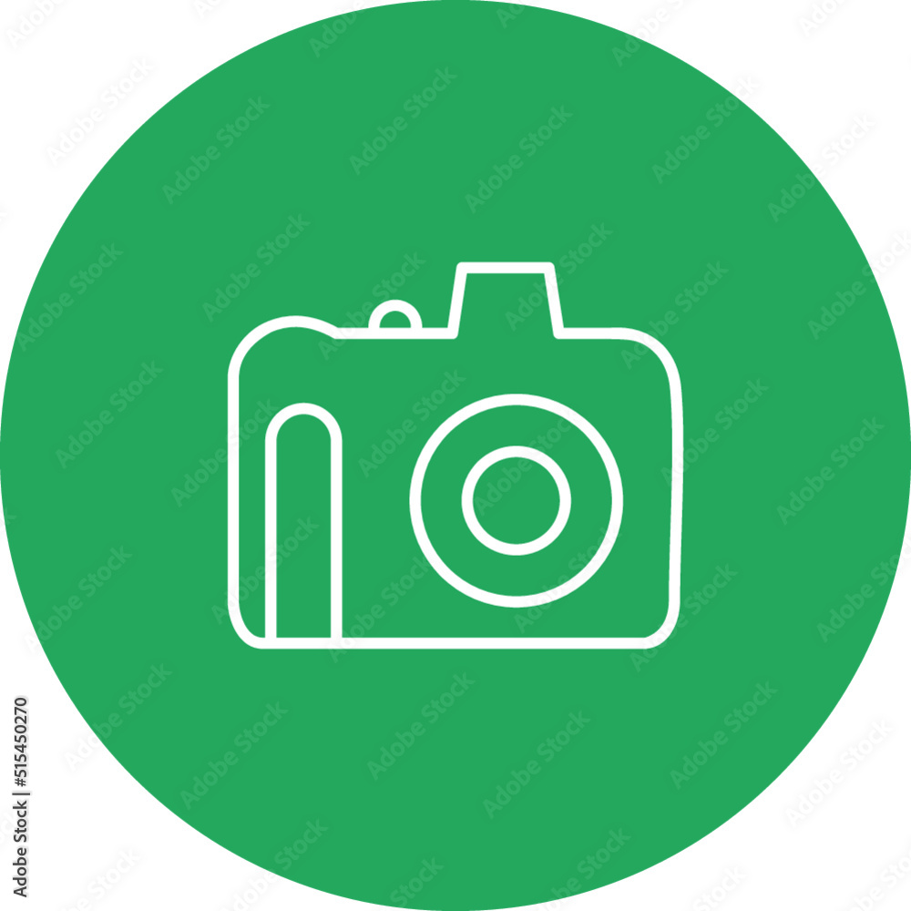Unique DSLR Camera Vector Icon Unique DSLR Camera Vector Icon