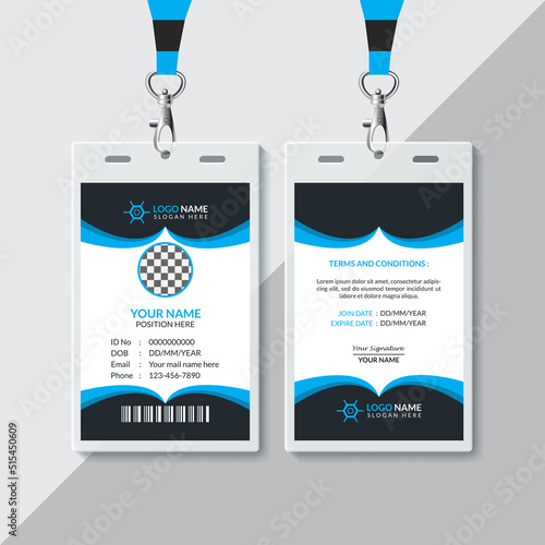 Creative ID Card Design Template