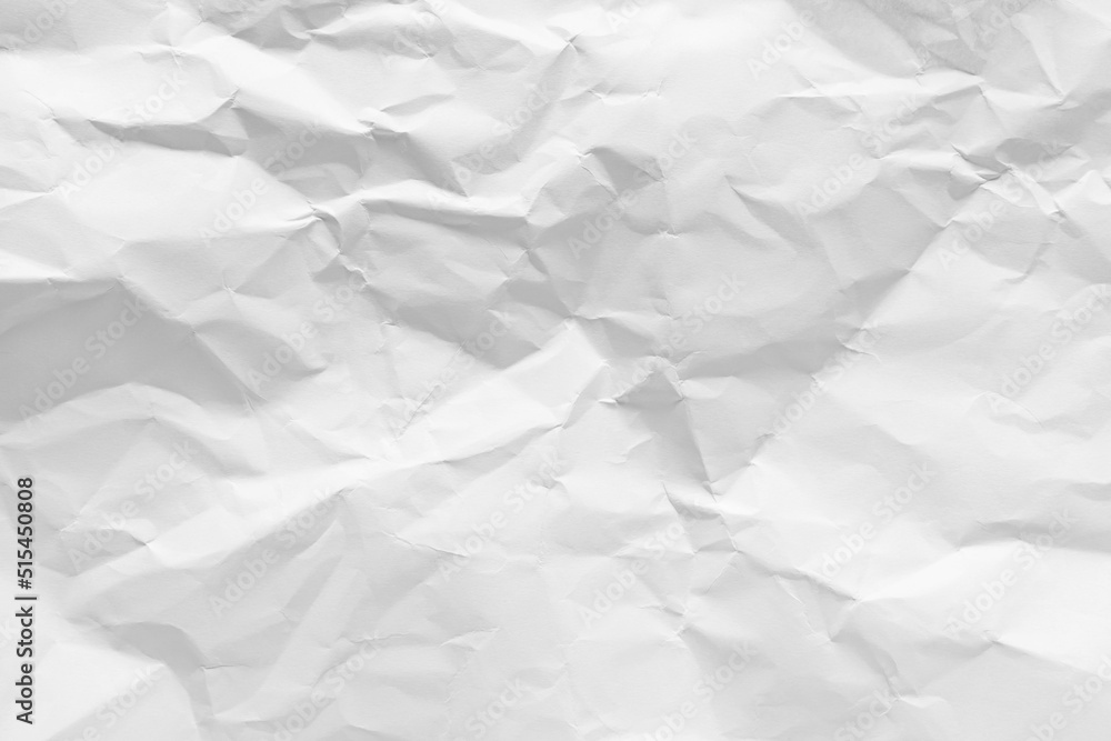 White crumpled paper texture background, clean white wrinkled paper, top view. White crumpled paper texture background, clean white wrinkled paper, top view.