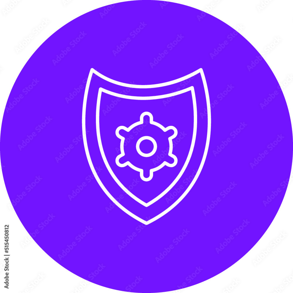 Security Settings Vector Icon Security Settings Vector Icon
