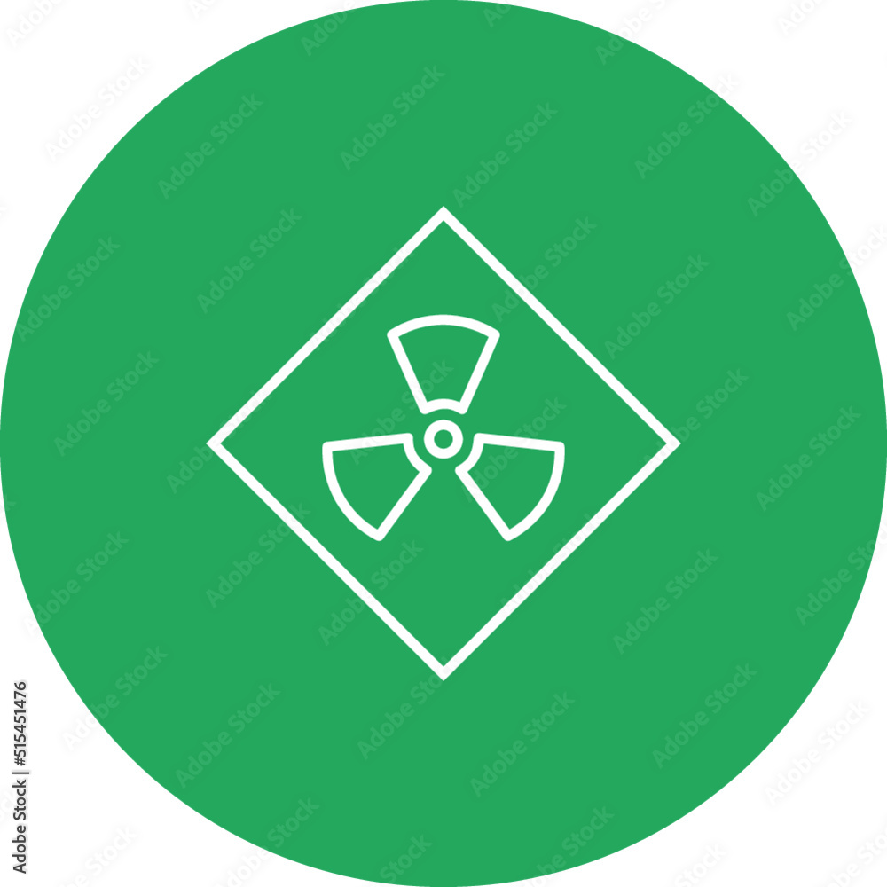 Radiation Vector Icon Radiation Vector Icon