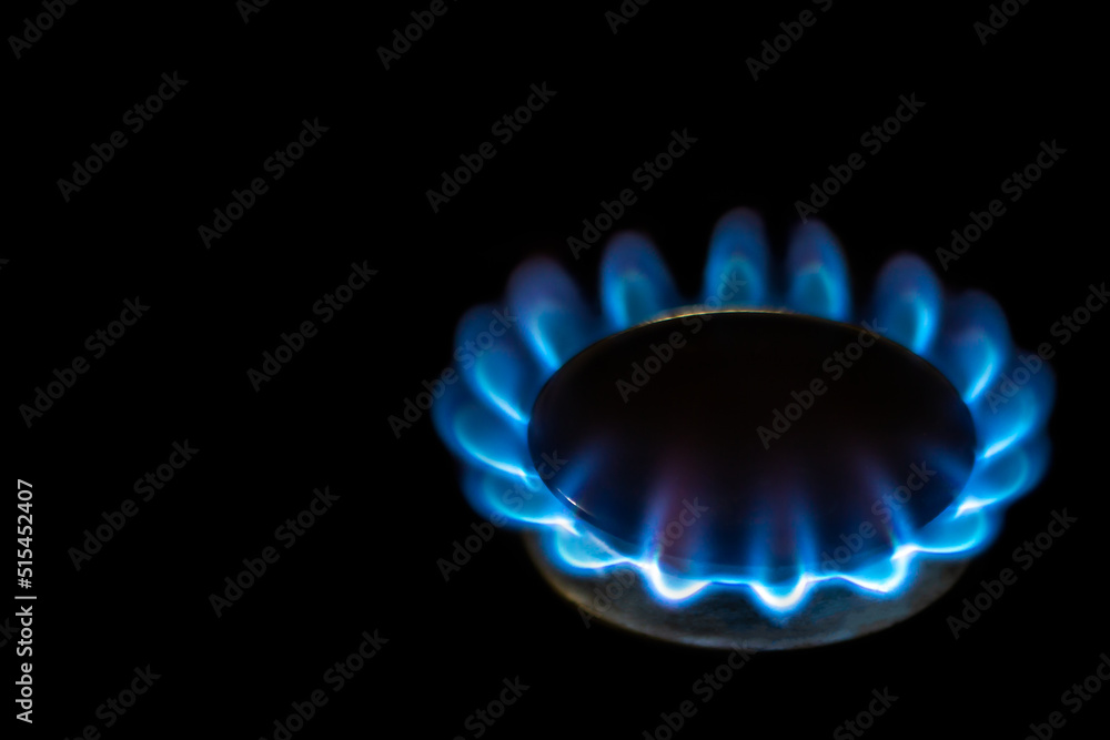 Gas - Gas stove burner in situation Gas - Gas stove burner in situation
