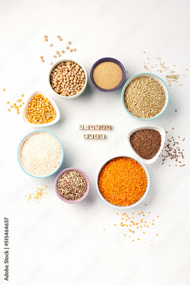 Gluten free, Healthy eating, dieting, balanced food concept. Gluten free, Healthy eating, dieting, balanced food concept.