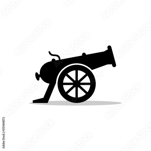 cannon isolated on white