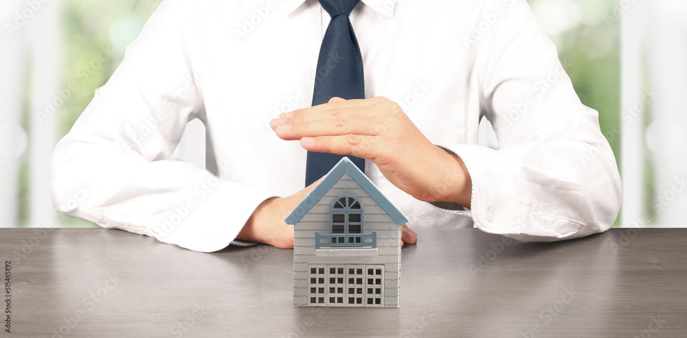 House Residential Structure in hand House Residential Structure in hand