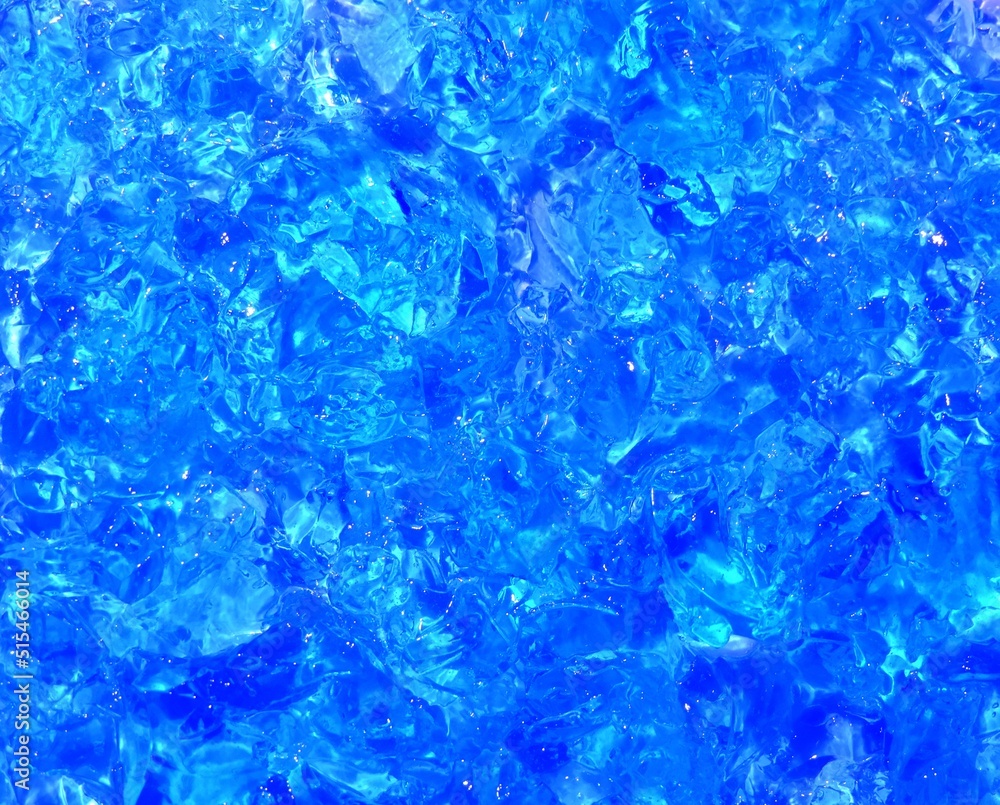 Blue jelly background texture Blue jelly background texture