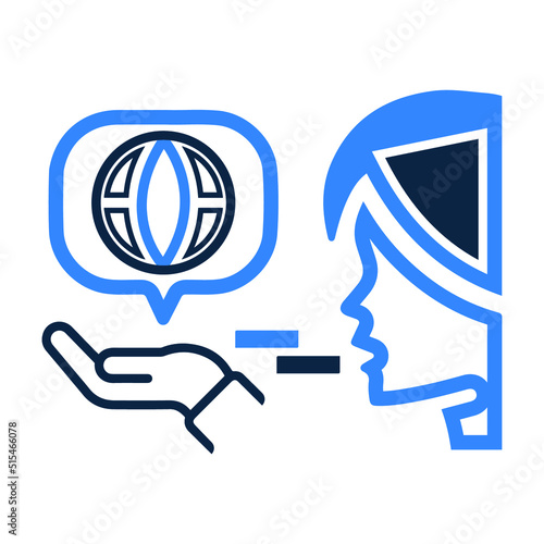 International language converses translate icon