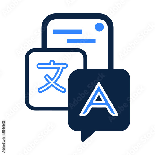 International language converses translate icon