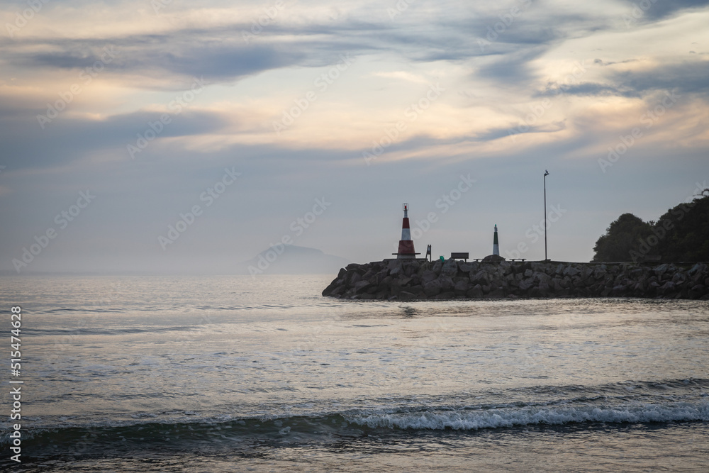 Lighthouse on the coast of brazil