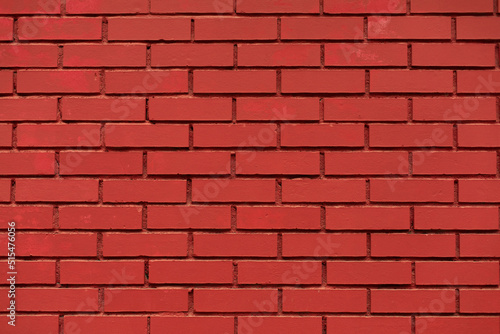 Red brick. Texture is red wall.