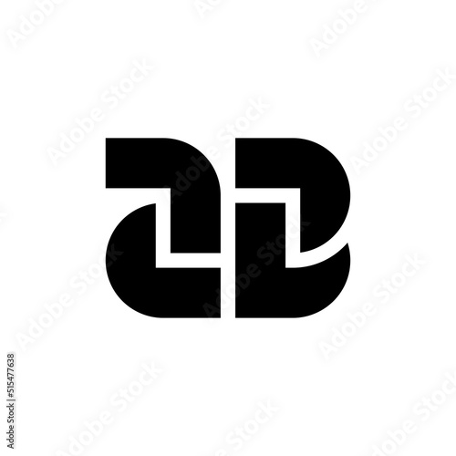 Letter AB creative logo design template