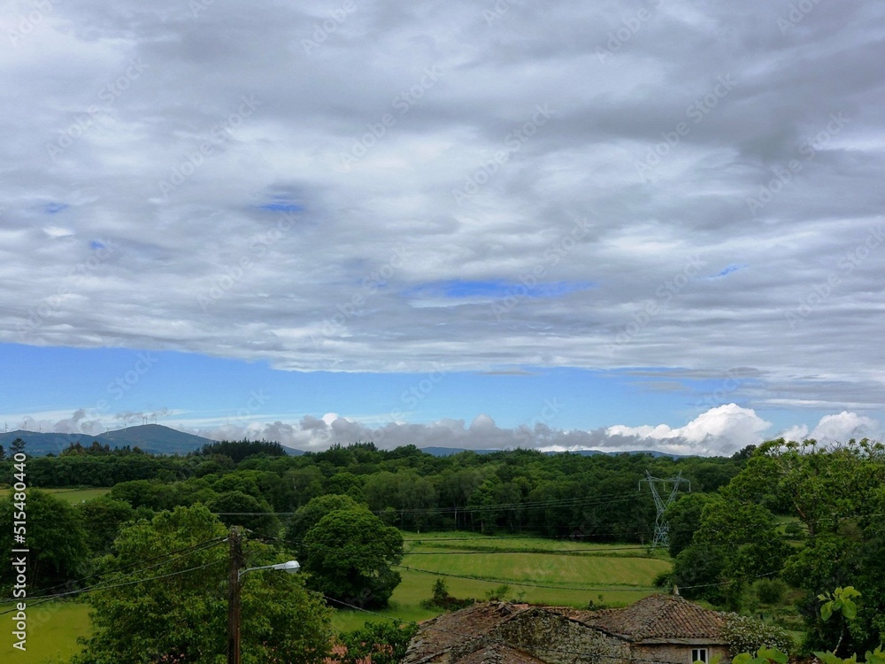 Fototapeta premium Paraje rural en Galicia