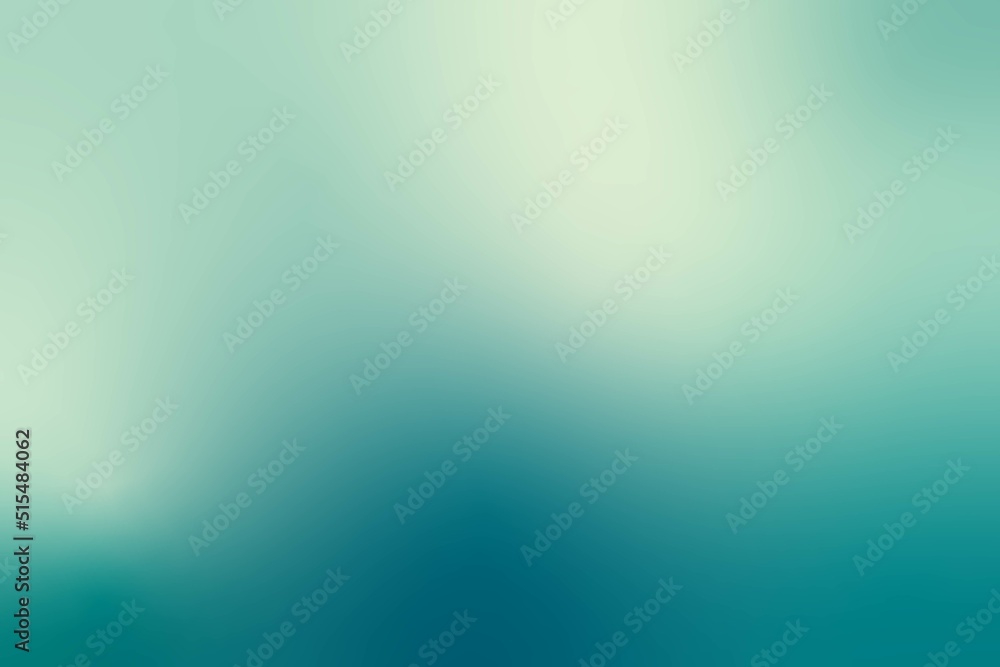 Obraz premium Abstract green and blue soft gradient background. 