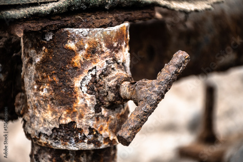 Obraz na płótnie rusty metal w salonie