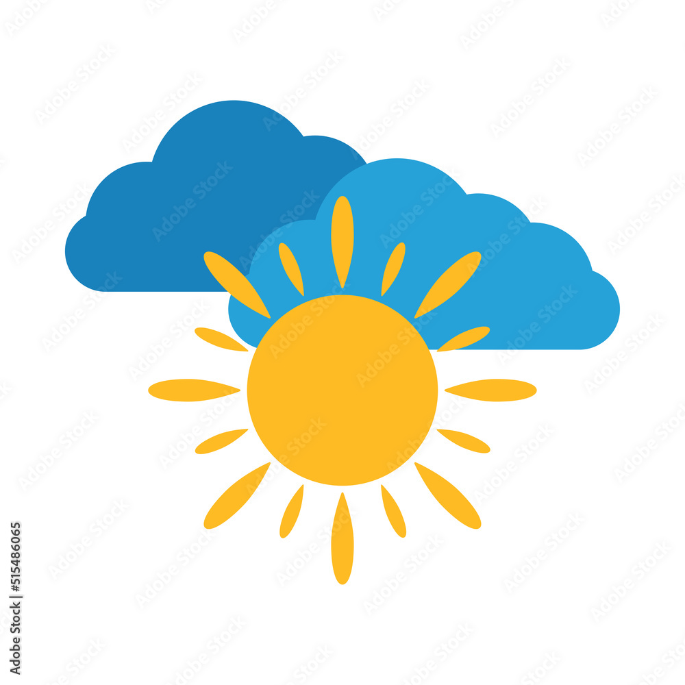 Nature vector icon isolated on white background, weather conditions. Nature vector icon isolated on white background, weather conditions.