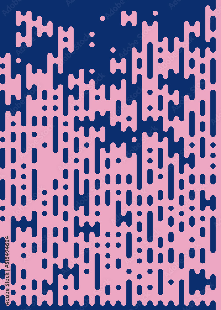 Abstract Rounded Color Lines halftone transition background illustration Abstract Rounded Color Lines halftone transition background illustration