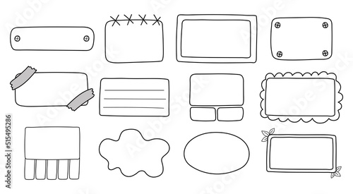 Differently shaped text frames for your message