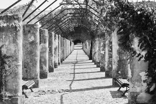 The old spa colonnade - Lousa - Portugal