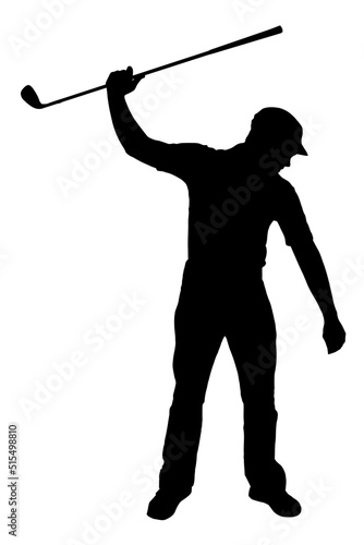 Disgusted Angry Golfer Series - Bad Iron Shot Throwing Club