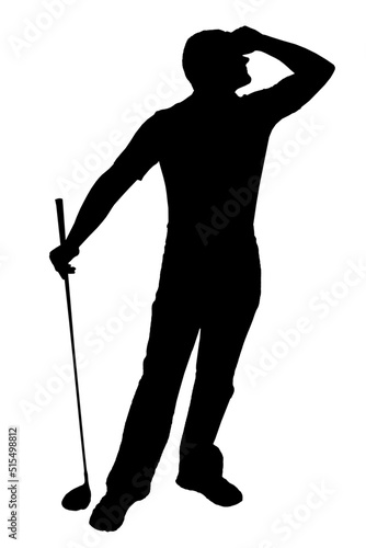 Disgusted Angry Golfer Series - Bad Tee Shot Fist