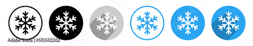 Eis / Schneeflocke Vektor Icons