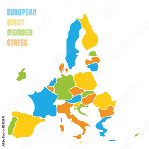 Simplified smooth map of EU