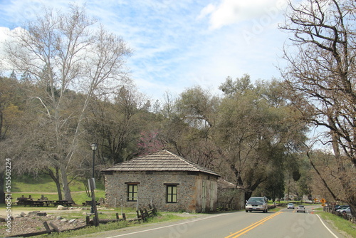 Emoty house, Marshall Gold Discovery State Historic Park, Coloma, California photo