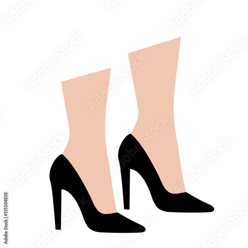 Female legs in shoes