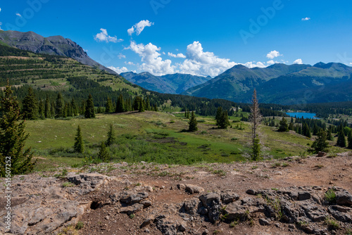 Molas Lake from the Summit of Molas Divide photo