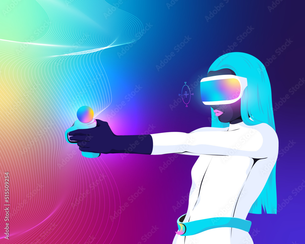 Gamer using technology to enhance the user experience