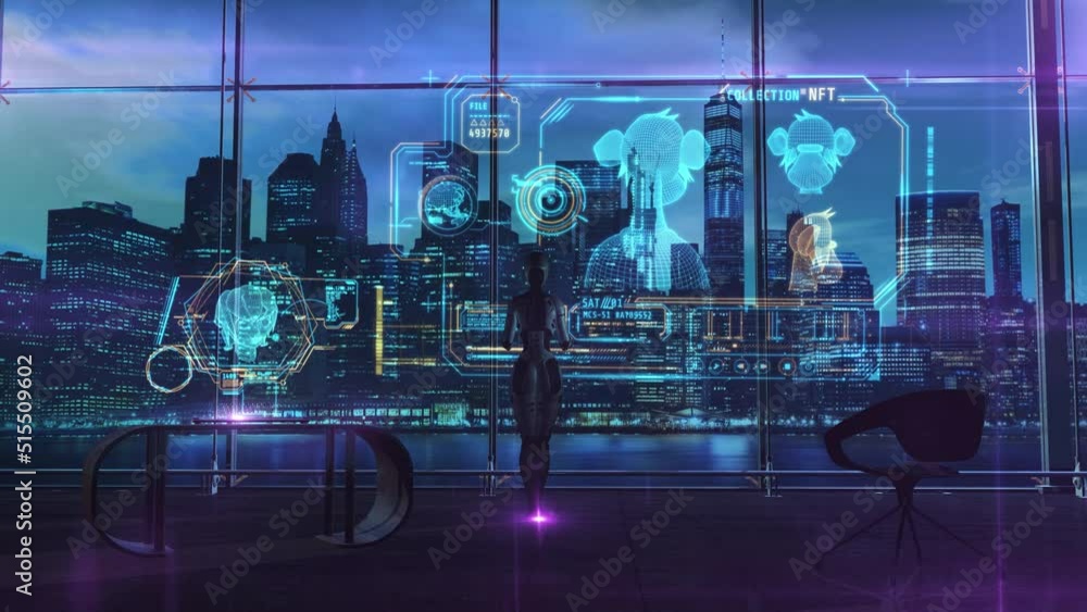 Android and NFT on a virtual dashboard