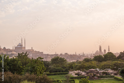 Mosque of Muhammad Ali in the heart of the Citadel in Cairo, Egypt