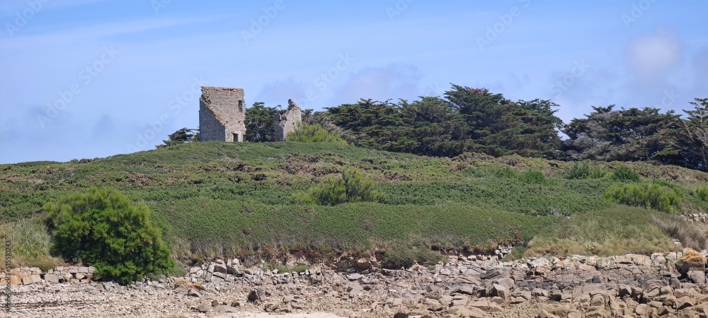 Fototapeta premium Ruine in der Bretagne