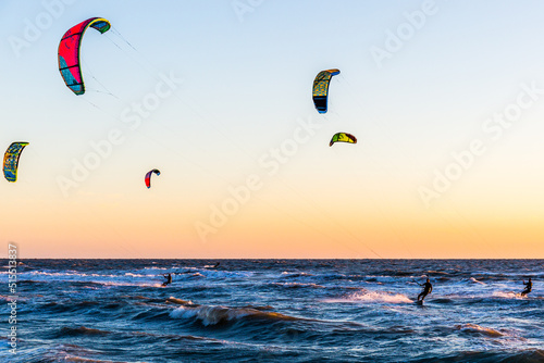 Kiteboarding kitesurfing Naples Beach Florida