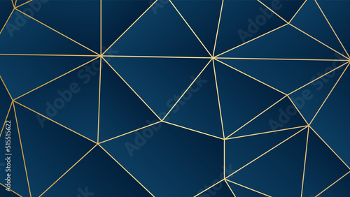 Photo Modern navy and gold abstract background