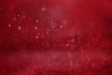 red glitter vintage lights background. red heart boked