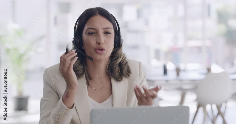 Young female call center agent talking to clients on calls online. Digital advisor consulting and talking with people electronically. Helpline advisor advising customers on products on the internet Young female call center agent talking to clients on calls online. Digital advisor consulting and talking with people electronically. Helpline advisor advising customers on products on the internet