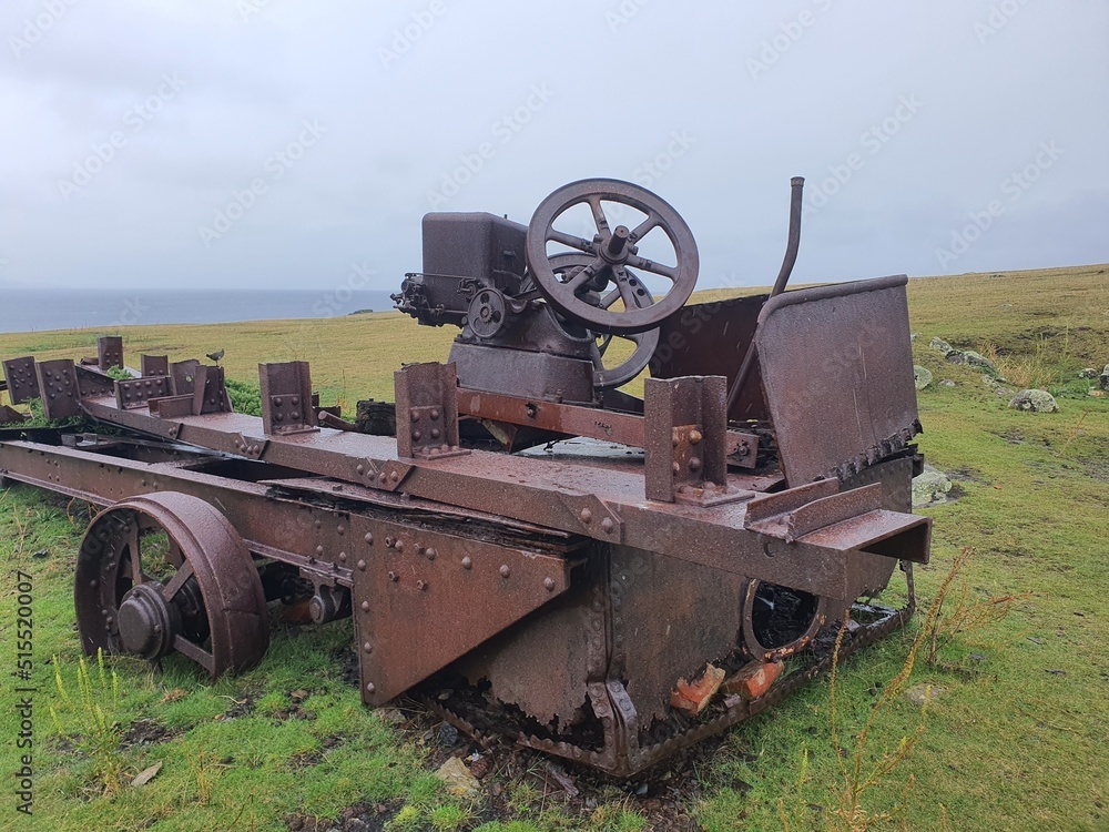 Old machine on Maria Island, Tasmania
