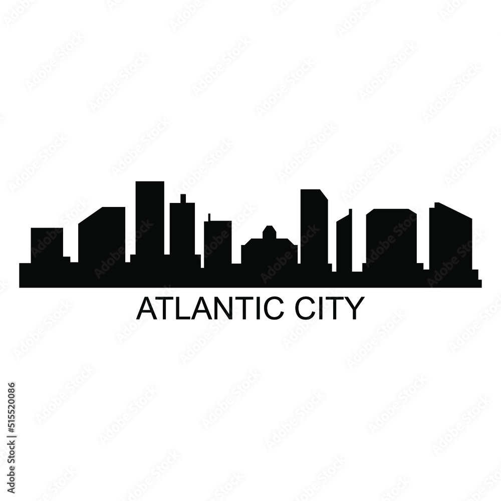 Atlantic city skyline