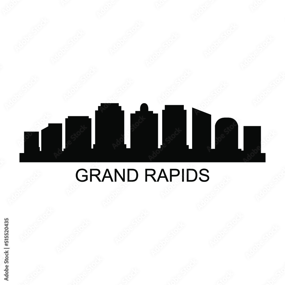 Fototapeta premium Skyline grand rapids