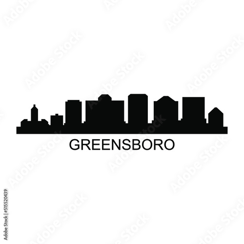 Greensboro skyline