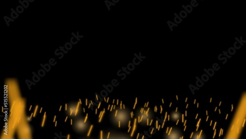 サイリウム　黄　3D風