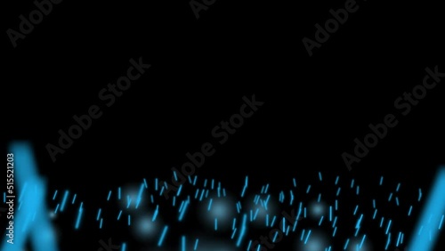 サイリウム　青　3D風