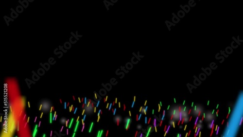 サイリウム　カラフル　3D風