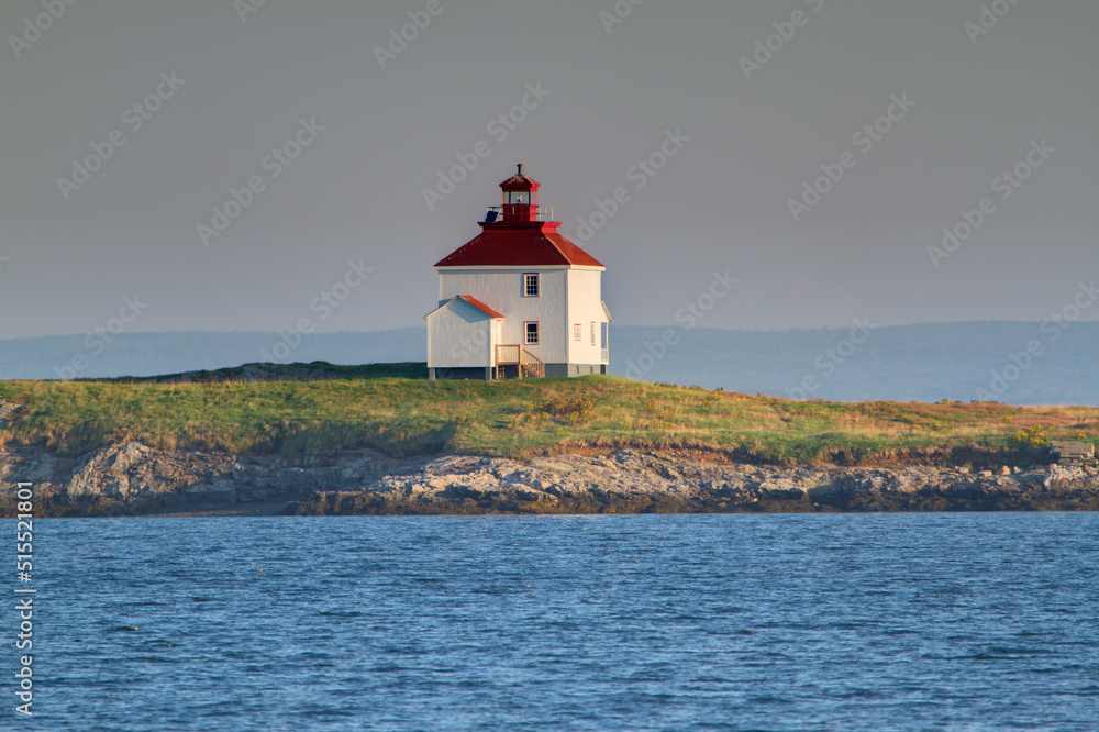 island lighthouse on the coast